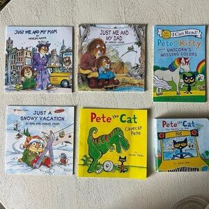 Children’s Book Bundle (6) | Pete the Cat + Little Critter |Read-Aloud Favorites
